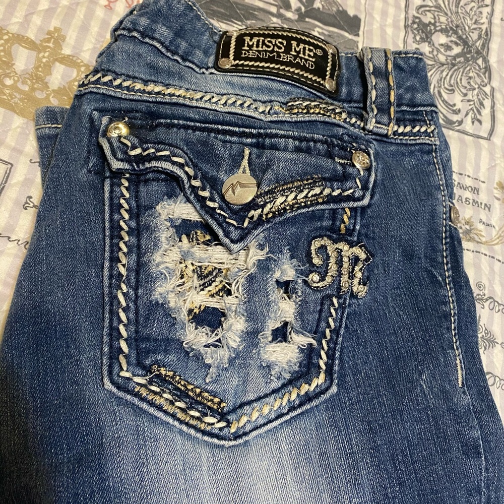 Miss me jeans boots cut size 31